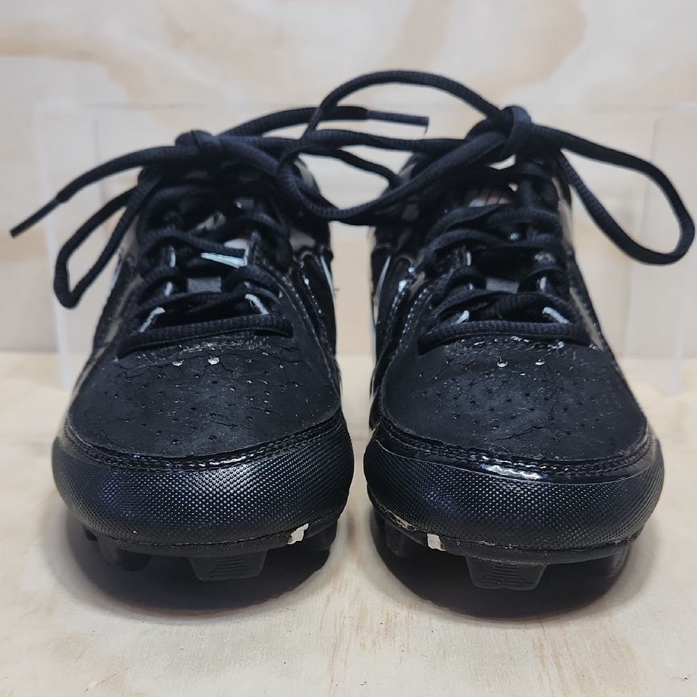 Nike MVP Keystone Kids 3.5 Y Baseball Cleats Black White Softball Shoes - Picture 3 of 10